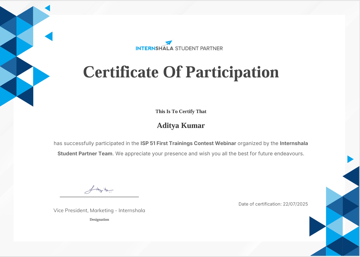 Certificate 2
